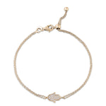 Load image into Gallery viewer, 14K Gold classic Hamsa Bracelet