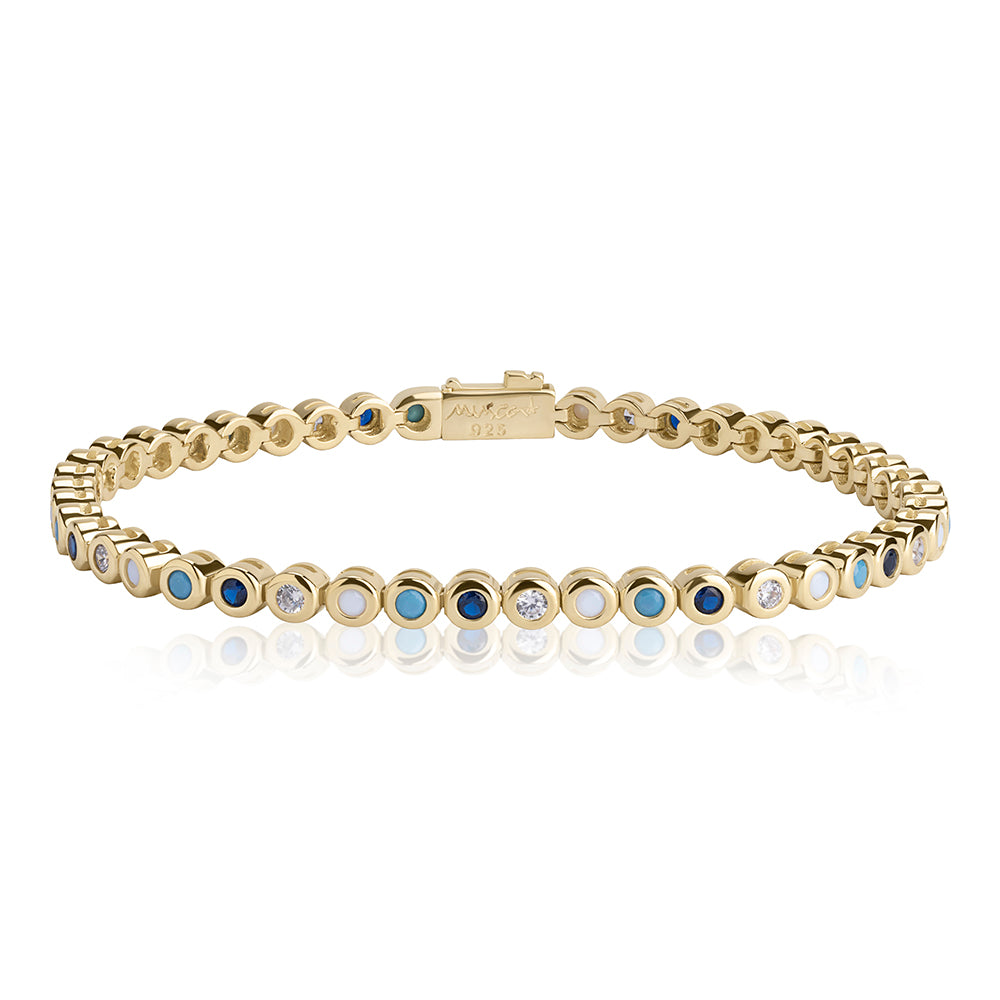 Small classic tennis bracelet