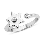 Load image into Gallery viewer, Single star of David ring