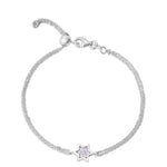 Load image into Gallery viewer, Silver 1 cm full star of david bracelet