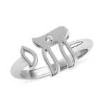 Load image into Gallery viewer, 14k gold single diamond Hai ring