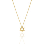 Load image into Gallery viewer, plain braided star of david necklace