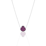 Load image into Gallery viewer, Silver Pomegranate necklace