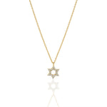 Load image into Gallery viewer, Small classic star of David necklace