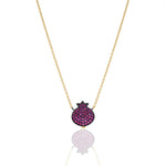 Load image into Gallery viewer, Silver Pomegranate necklace
