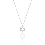 Load image into Gallery viewer, 14k gold Large Classic Star of David necklace