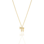 Load image into Gallery viewer, 14k gold medium single diamod hai necklace