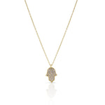 Load image into Gallery viewer, Large Hamsa necklace