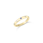 Load image into Gallery viewer, 14k Gold Sapphire Diamond Band Ring