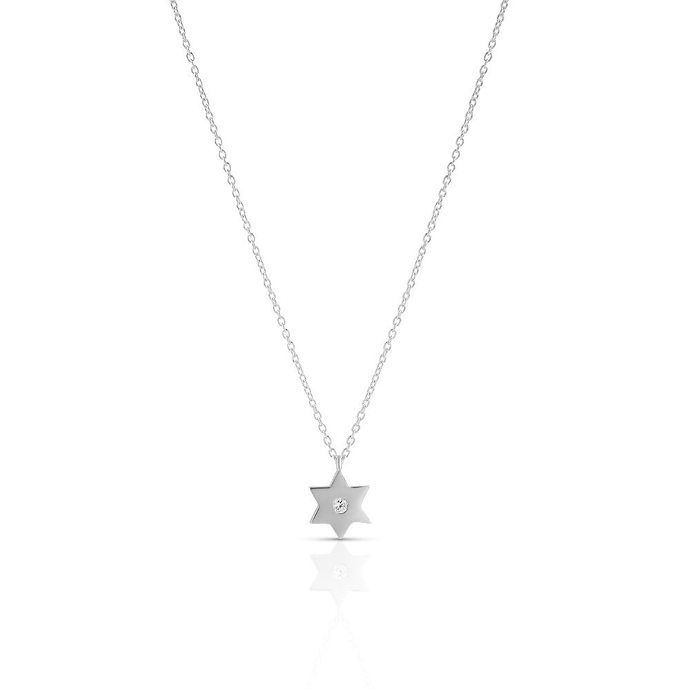Single Star of david necklace