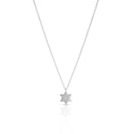 Load image into Gallery viewer, 14k gold 1cm Single Star of david necklace