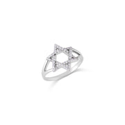 14k Gold Star of David Ring