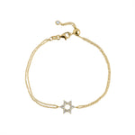 Load image into Gallery viewer, Small classic star of David bracelet