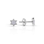 Load image into Gallery viewer, Silver Mystic full star studs
