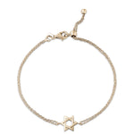 Load image into Gallery viewer, 14k gold Classic braided star of David