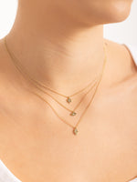 Load image into Gallery viewer, 14k gold  Mystic Single Diamond Star of David