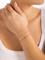 Load image into Gallery viewer, 14k Gold mystic Hamsa Bracelet