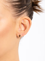 Load image into Gallery viewer, 14k gold Mystic Gold Hamsa Earring
