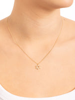 Load image into Gallery viewer, 14k gold Classic Star of David necklace