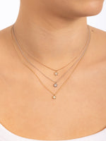 Load image into Gallery viewer, 14k gold Mystic full diamond Star Of David necklace