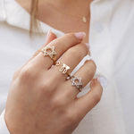 Load image into Gallery viewer, 14k Gold Star of David Ring