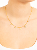 Load image into Gallery viewer, Silver classic Mystic gypsey Necklace