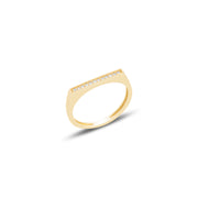 14k gold ring with Diamonds