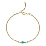 Load image into Gallery viewer, Mystic Gold Hamsa Enamel Bracelet