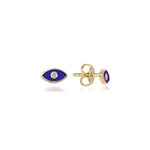 Load image into Gallery viewer, 14k Gold lucky Eye Earring