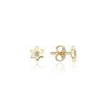 Load image into Gallery viewer, Silver Mystic single star studs