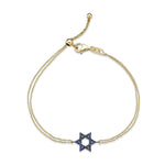 Load image into Gallery viewer, Classic star of David Blue sapphire