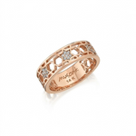 Load image into Gallery viewer, 14k gold 3MD Honeycomb ring