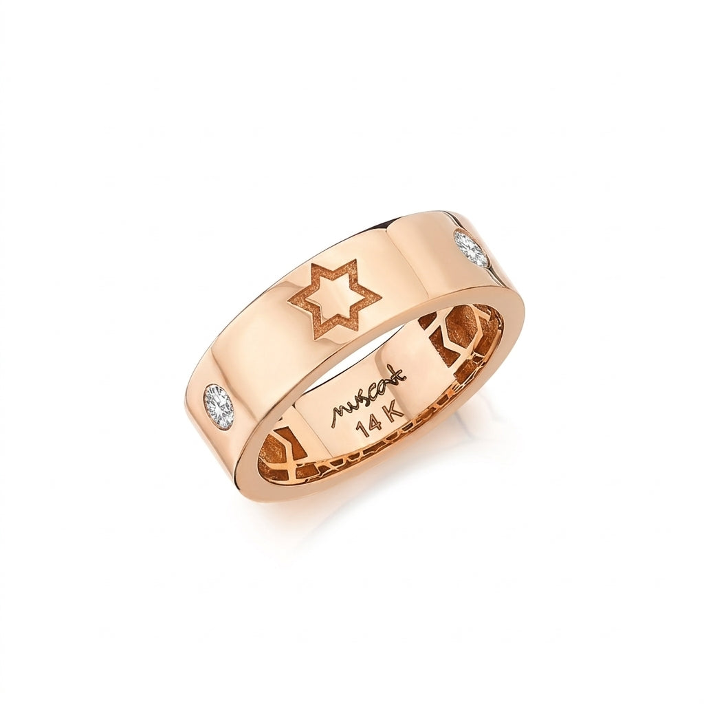 14k gold bangle ring