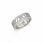 Load image into Gallery viewer, 14k gold 5MD Honeycomb ring